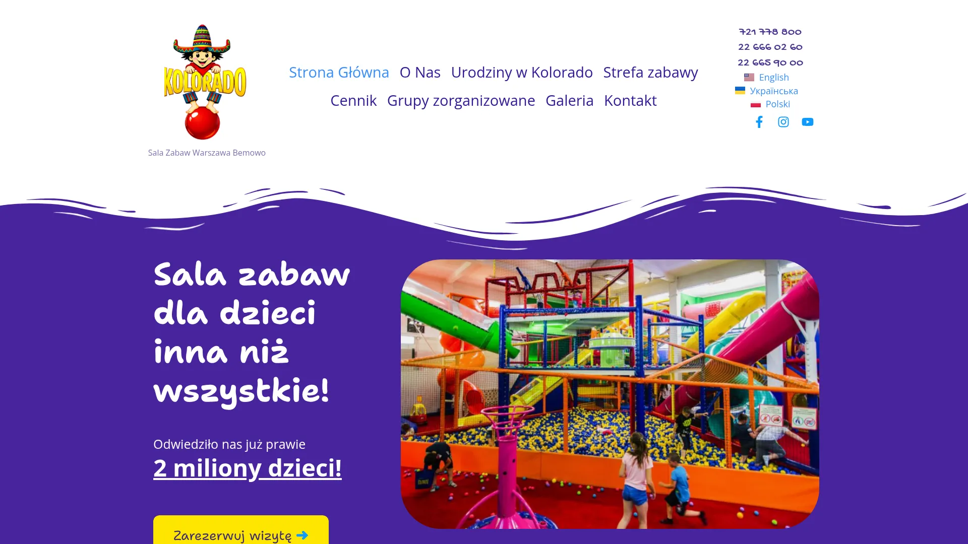 Zrzut ekranu strony KOLORADO INTERNATIONAL SPÓŁKA Z OGRANICZONĄ ODPOWIEDZIALOŚCIĄ
