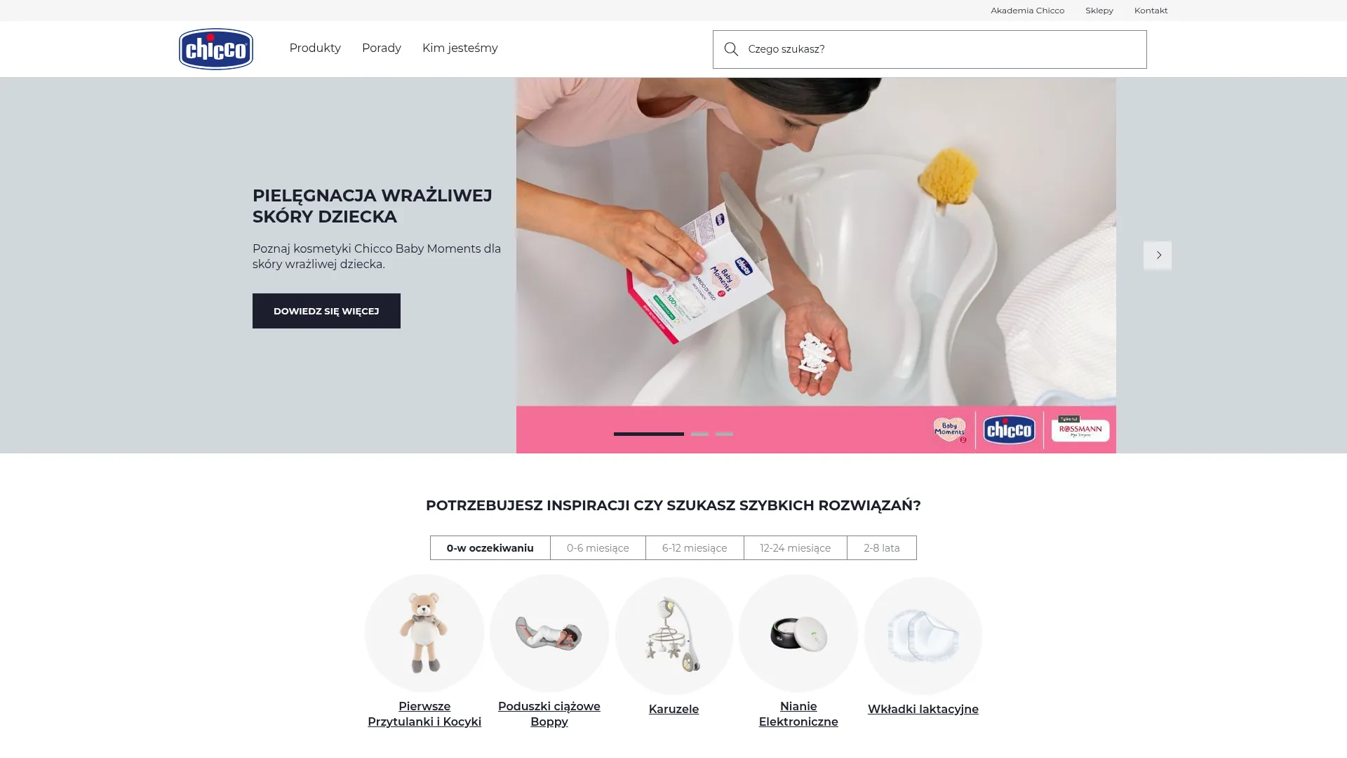 Zrzut ekranu strony Artsana Poland sp. z o.o.